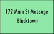 172 Main St Massage Blacktown